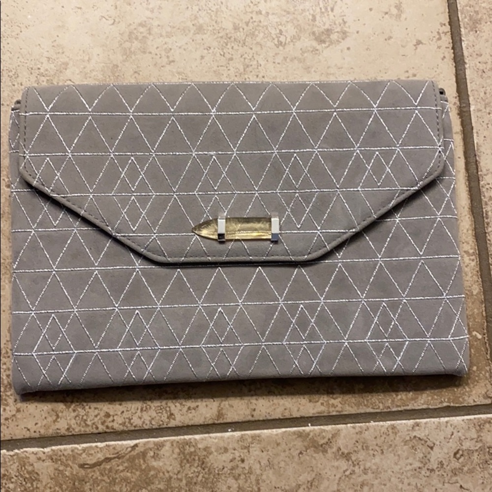 Stella & Dot City Slim Geo Clutch